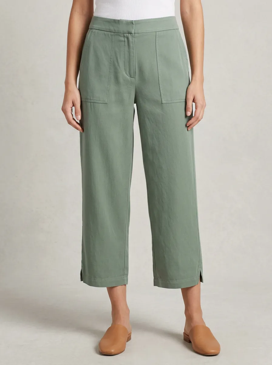 Relaxed Look Women's Cropped Pants