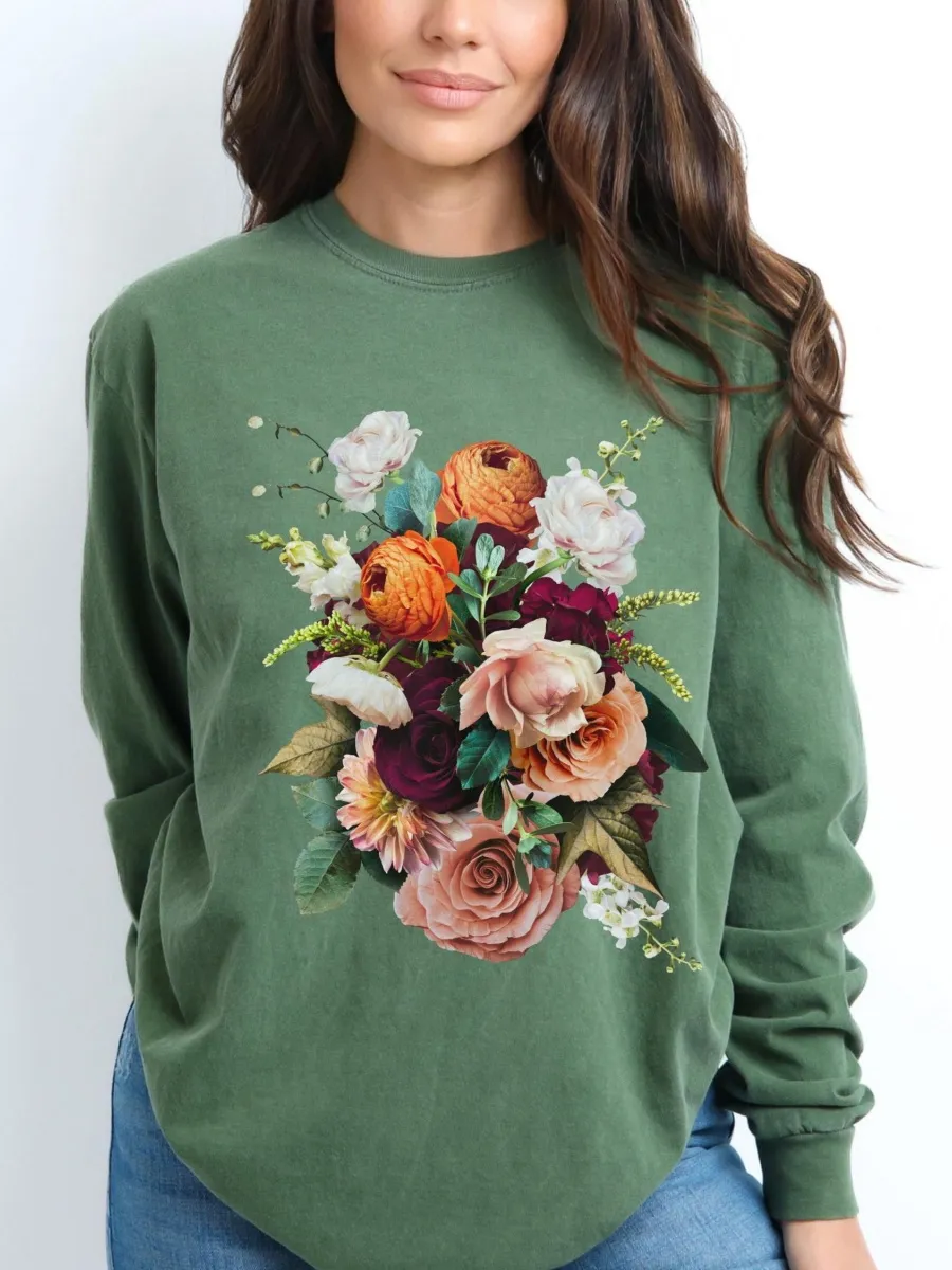 Romantic Floral Bouquet T-Shirt