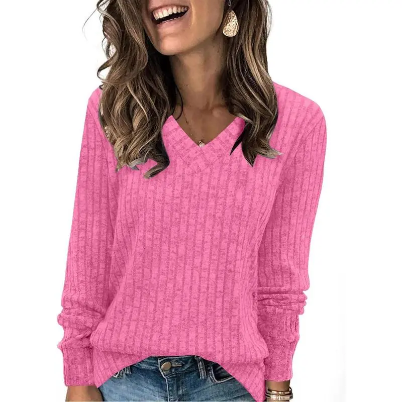 Women Casual Fall Tops Lightweight Tunic Sweaters