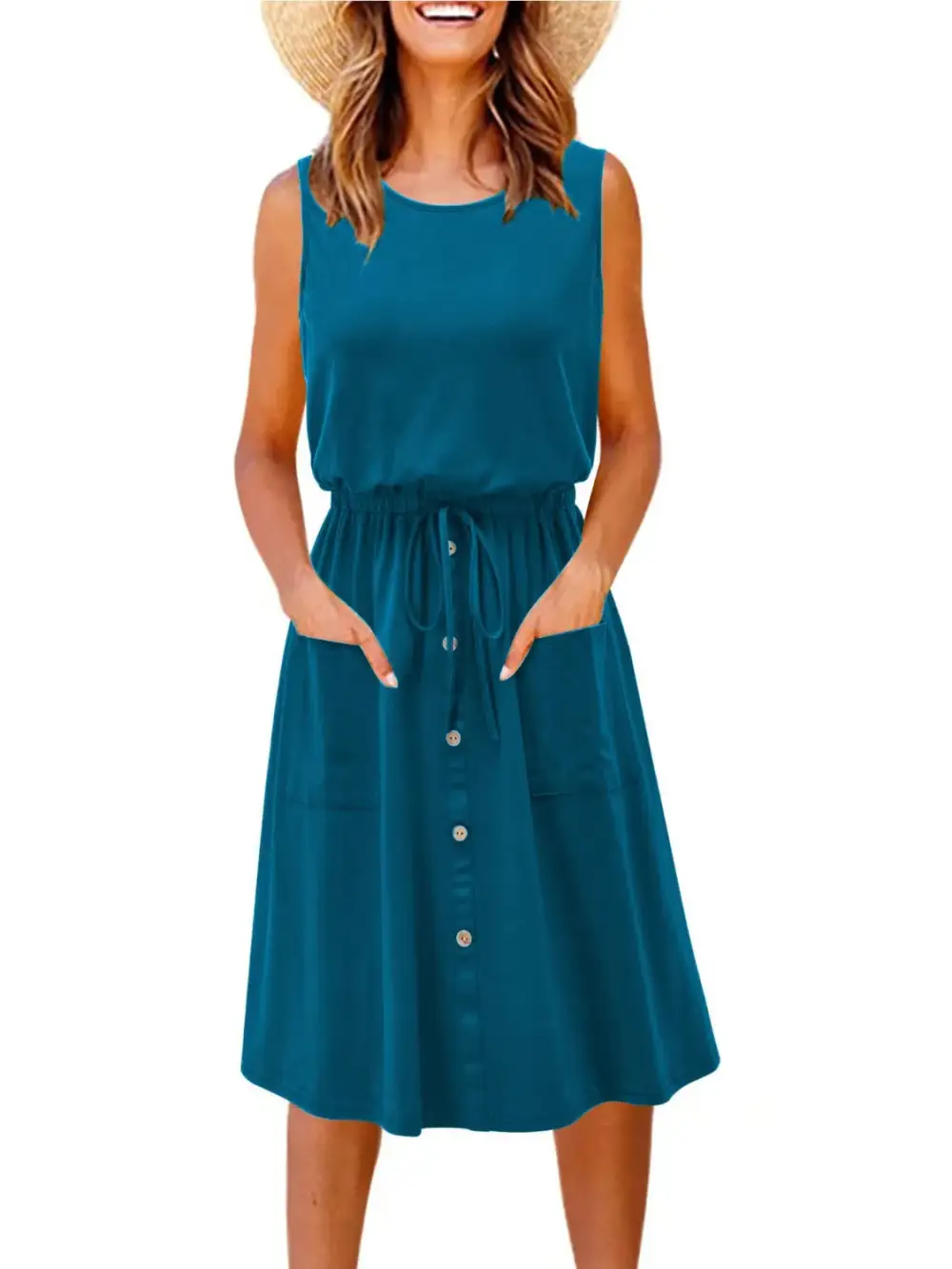 Everyday Round Neck A-Line Dress