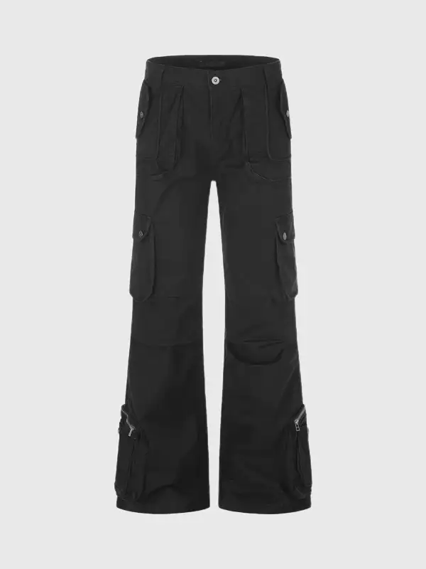 Lace-Up Cargo Pants