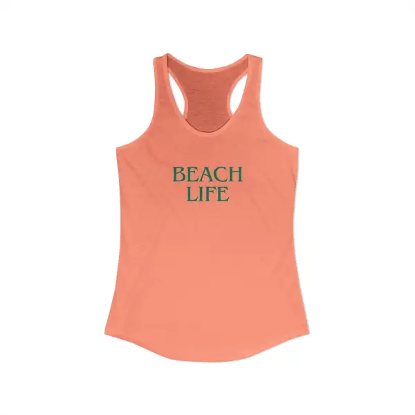 Beach Life Graphic Racerback Tank
