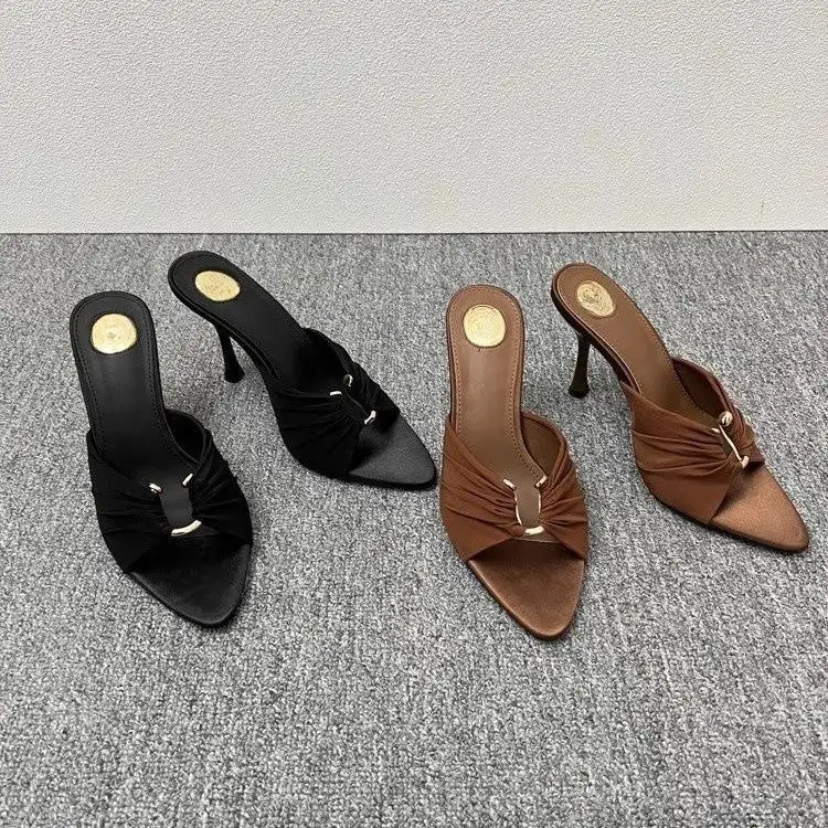 Open Toe Stiletto Sandals