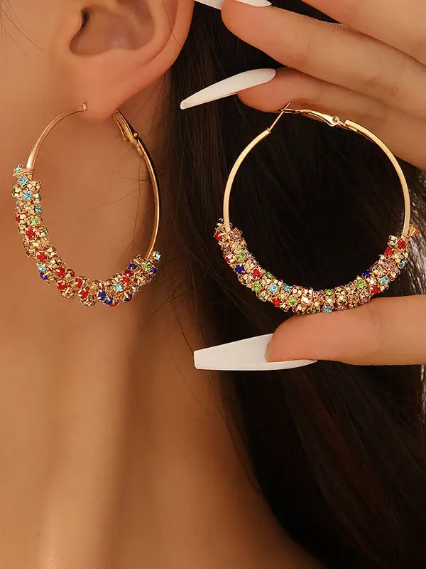 Ornate Abstract Drop Earrings