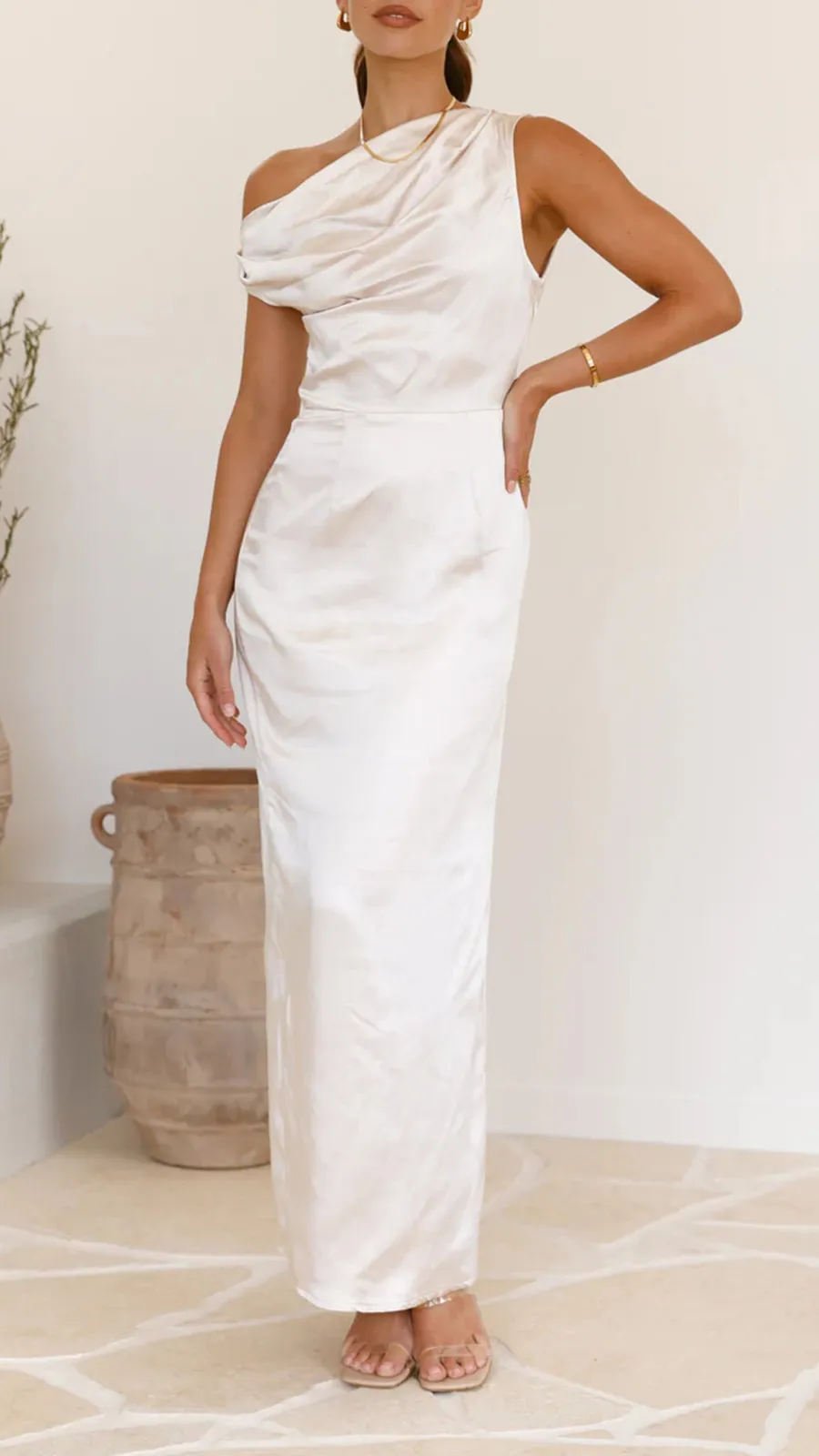Off Shoulder Design Dress