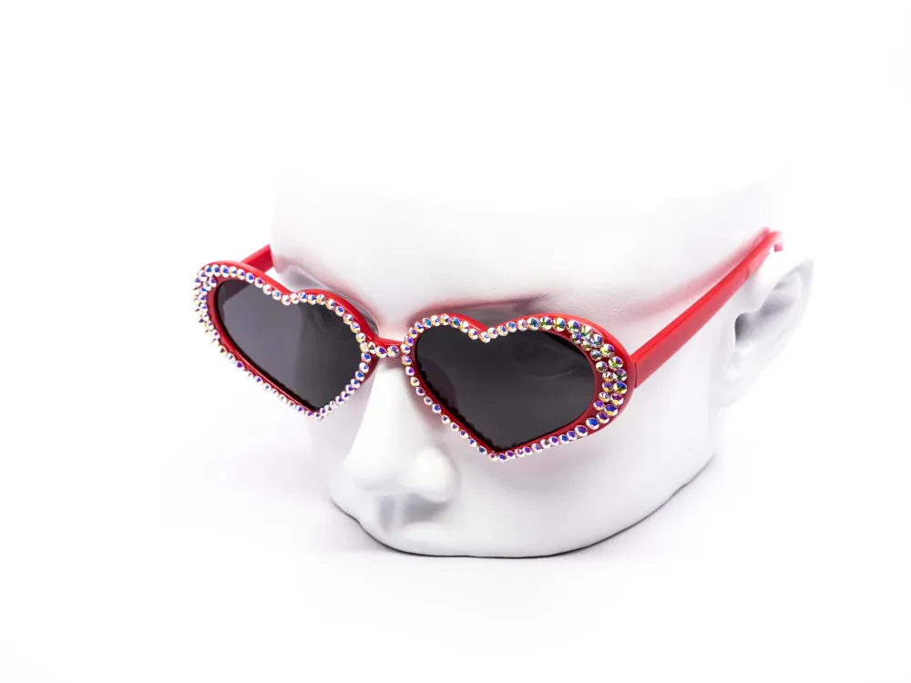 12-Pack Heart Dark Lens Assorted Sunglasses