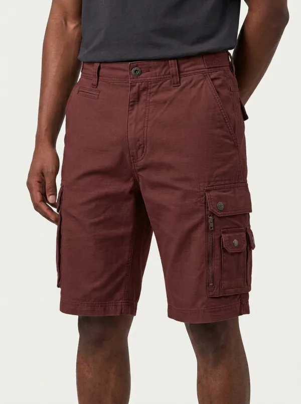 Men's Tactical Outdoor Olive Green Multi-Pocket Cargo Shorts