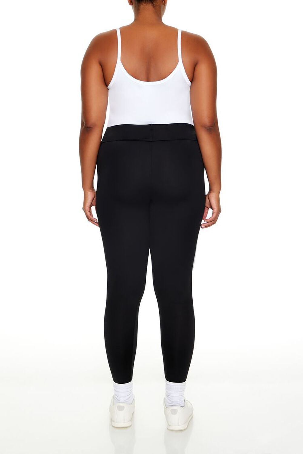 Plus Size Contour Sculpt Mid-Rise Leggings