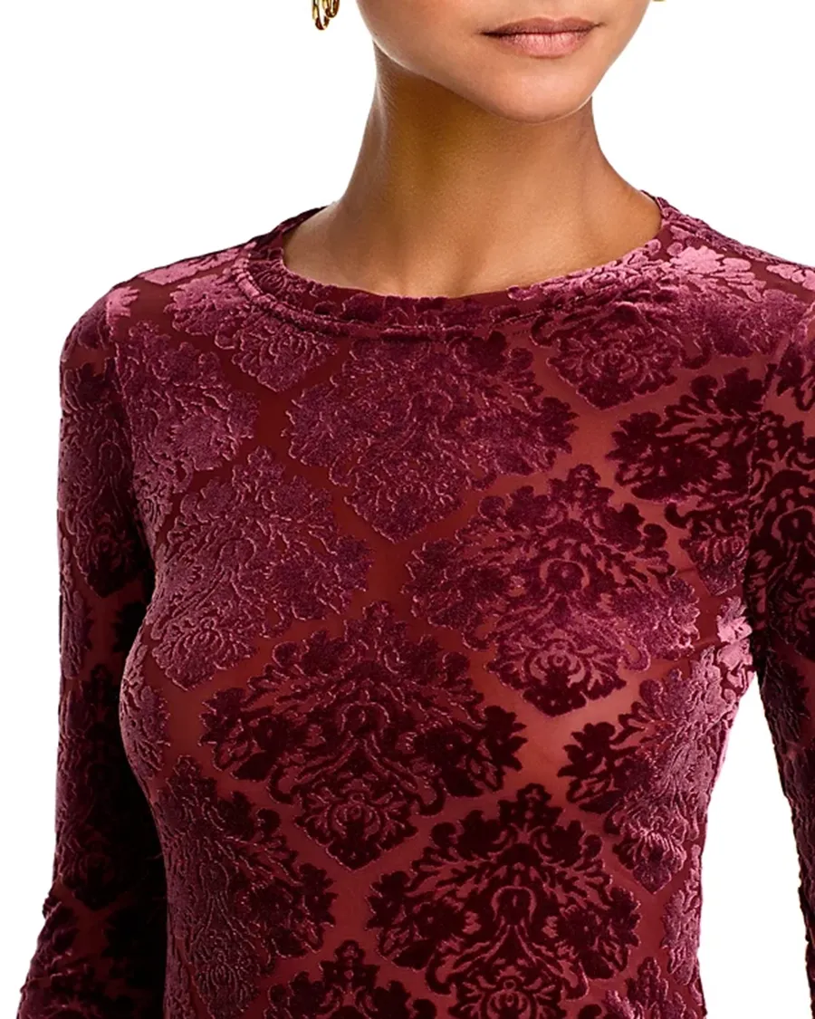 Long Sleeve Crew Neck Top