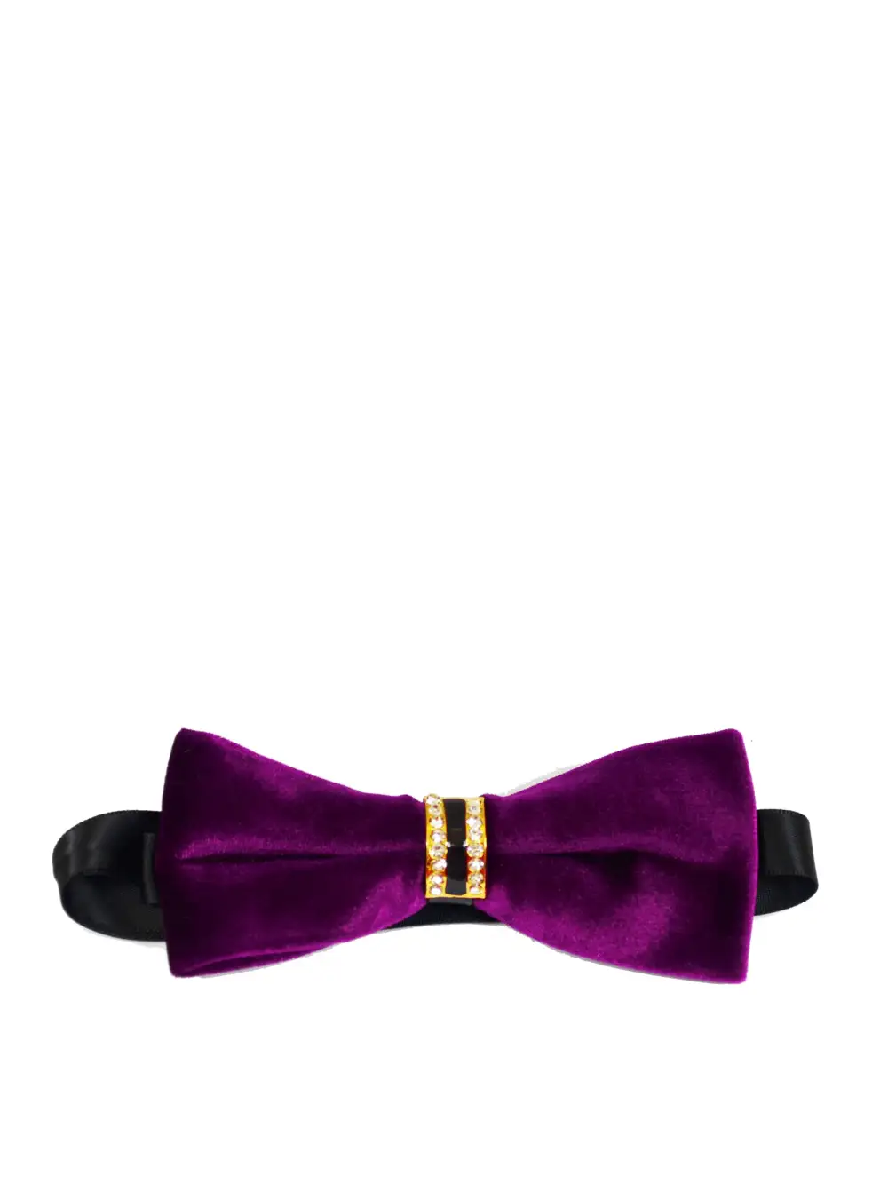 Gentleman Solid Velvet Pre-Tied Bow Tie