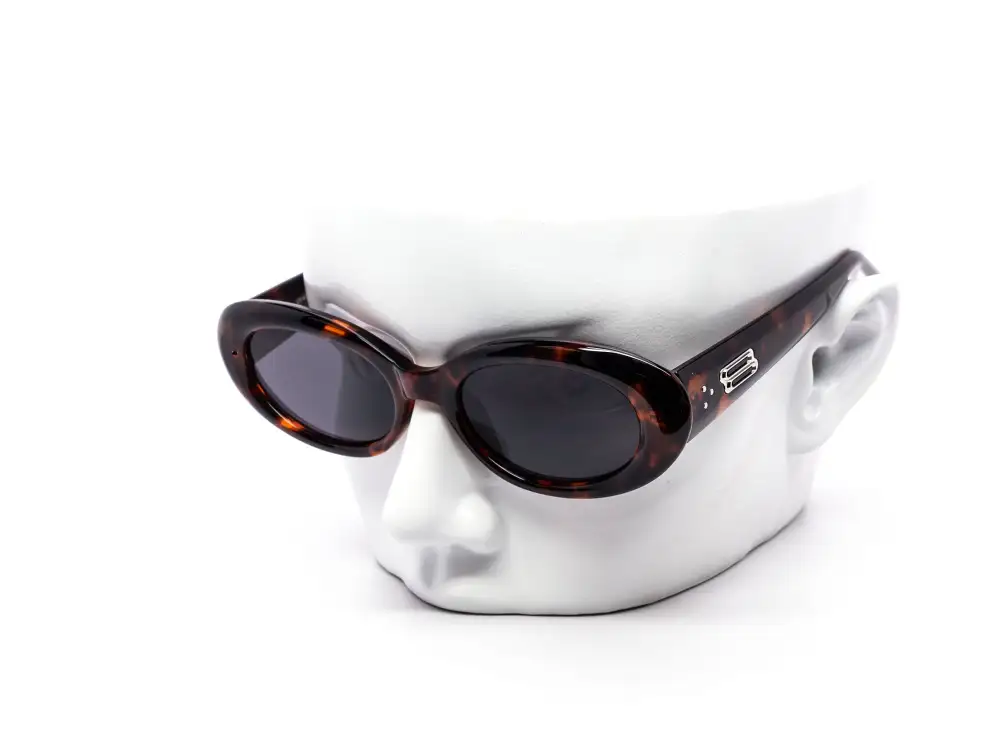 12-Pack Modern Metal Oval Sunglasses