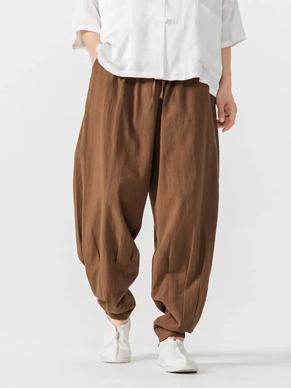 Men's Plus Size Loose Fit Harem Pants
