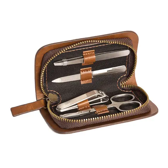 Leather Portable Manicure Tool Set