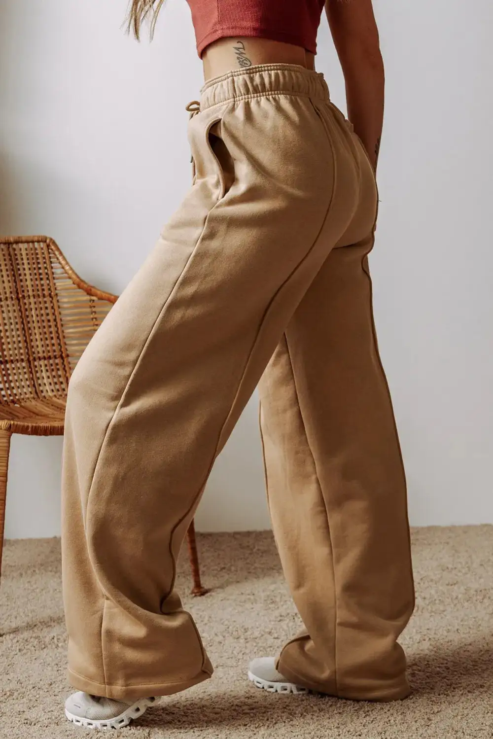 Easy Wide Leg Drawstring Pants