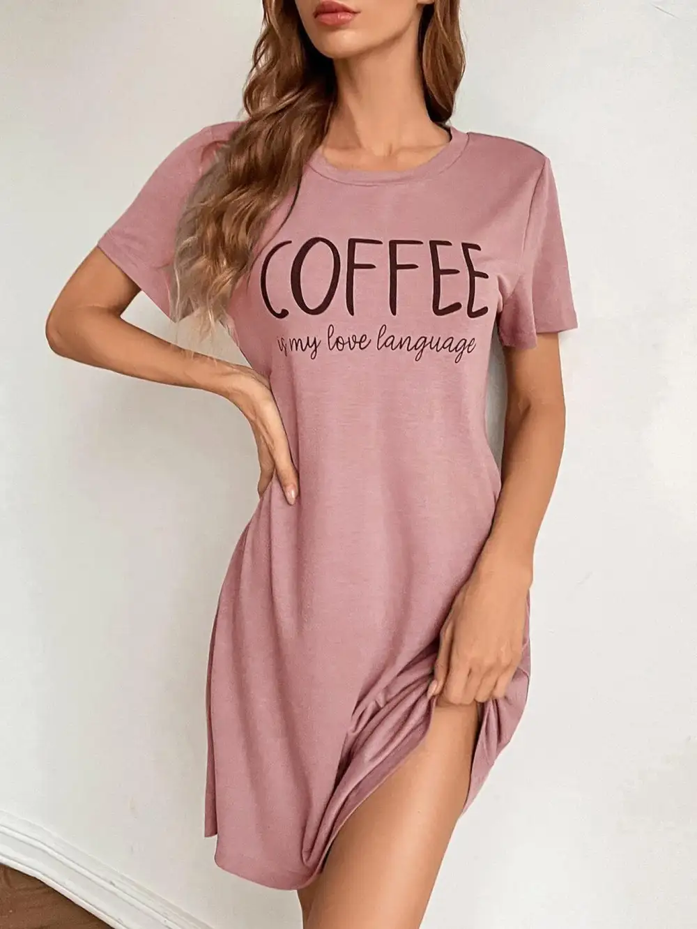 Coffee Is My Love Language Nightgown