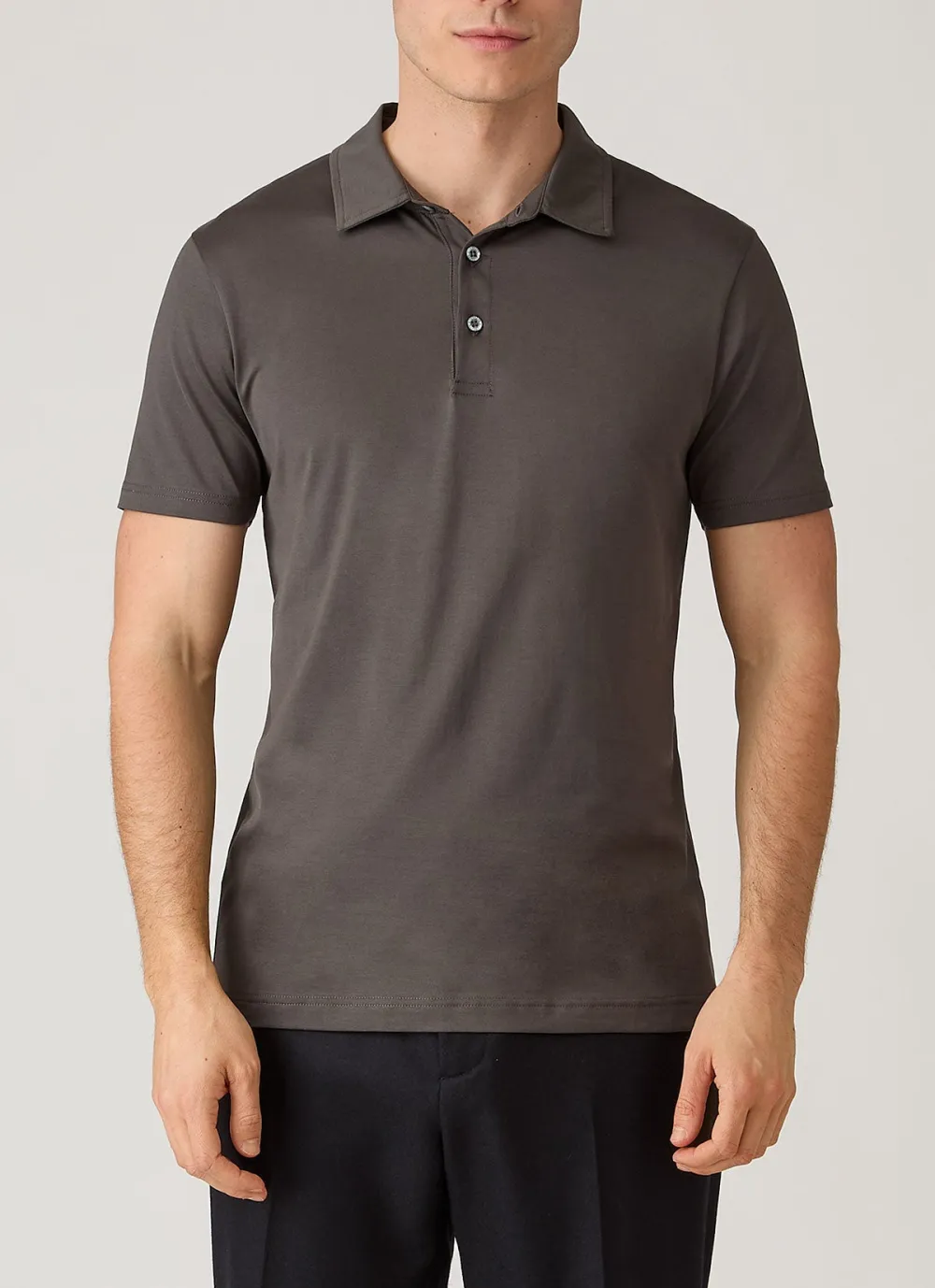 Polished Everyday Regular Fit Cotton Jersey Short Sleeve Polo Shirt