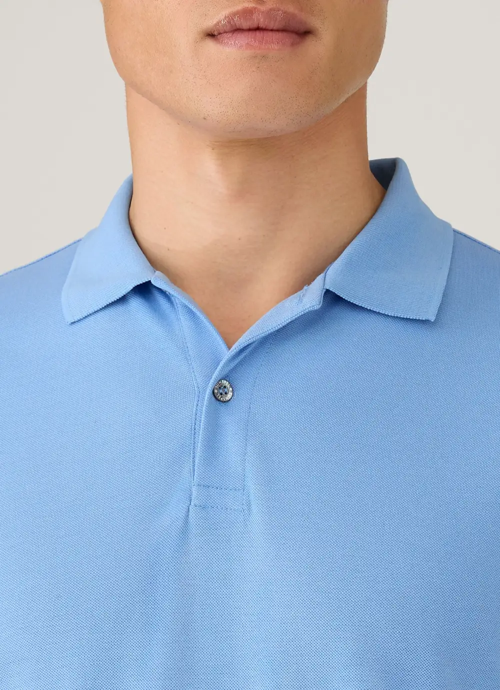 Casual Everyday Slim Fit Cotton Pique Short Sleeve Polo Shirt
