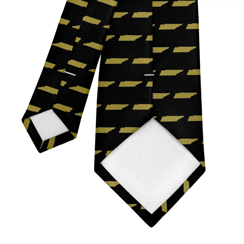 Timeless Outline Emblem Accent Necktie