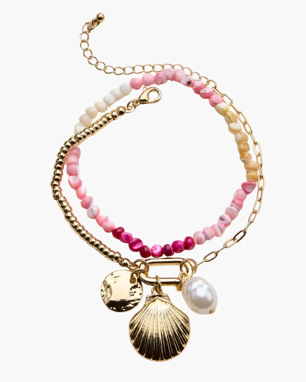 Shell Charm Bracelet