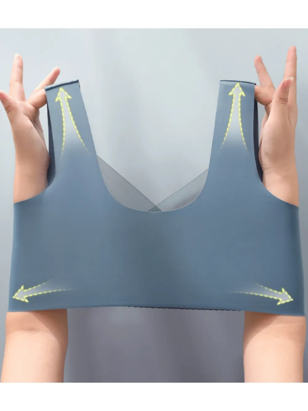 [6Pack]-Women'S Plain Contrast Lace BraSoftBreathable Push Up Bra U