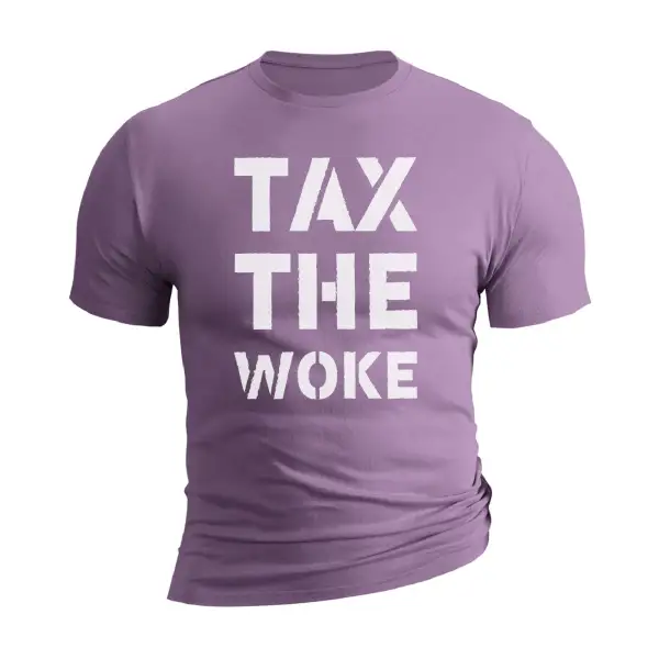 TAX THE WOKE GRAPHIC TEE