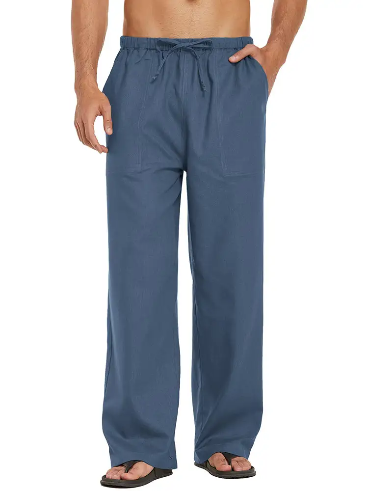 Linen Waist Yoga Pants