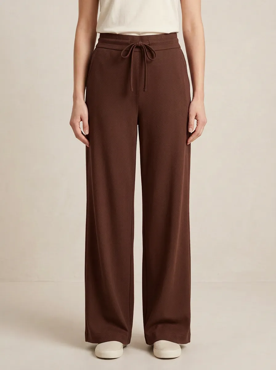 Minimal Wide-Leg Women's Wide-Leg Pants