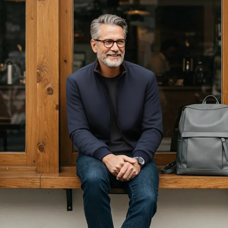 🔥 Winter Essential – 50% OFF Today! | Men's Zip-Up Warm Jacket All-Weather Protection