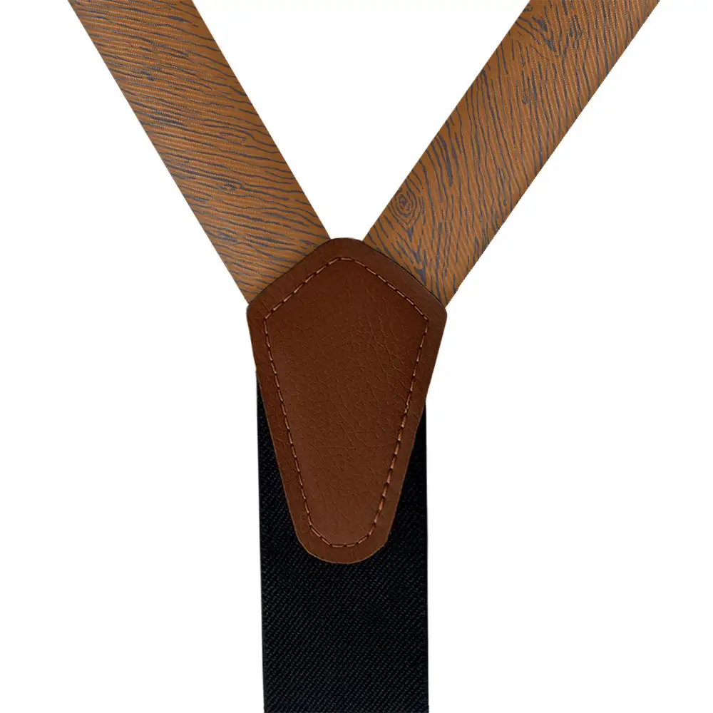 Woodgrain Pattern Suspenders