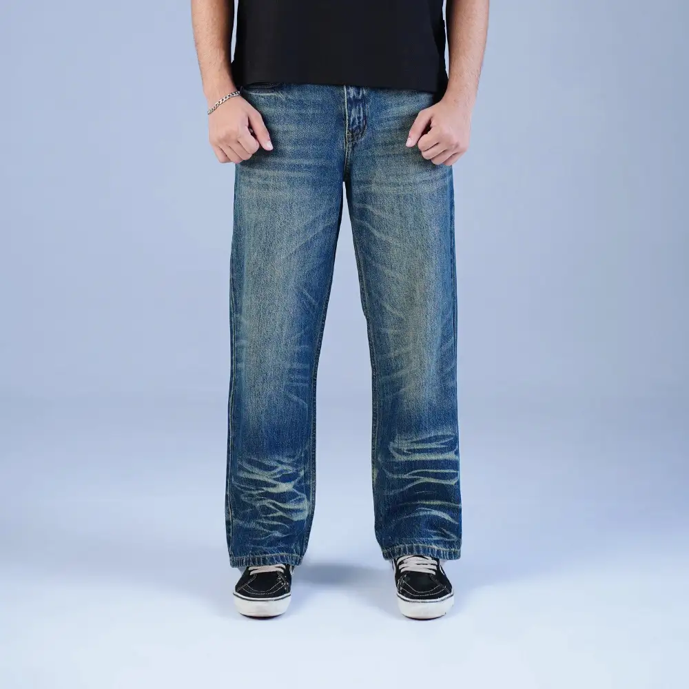 Men's Easy Relaxed Stretch Denim Jeans