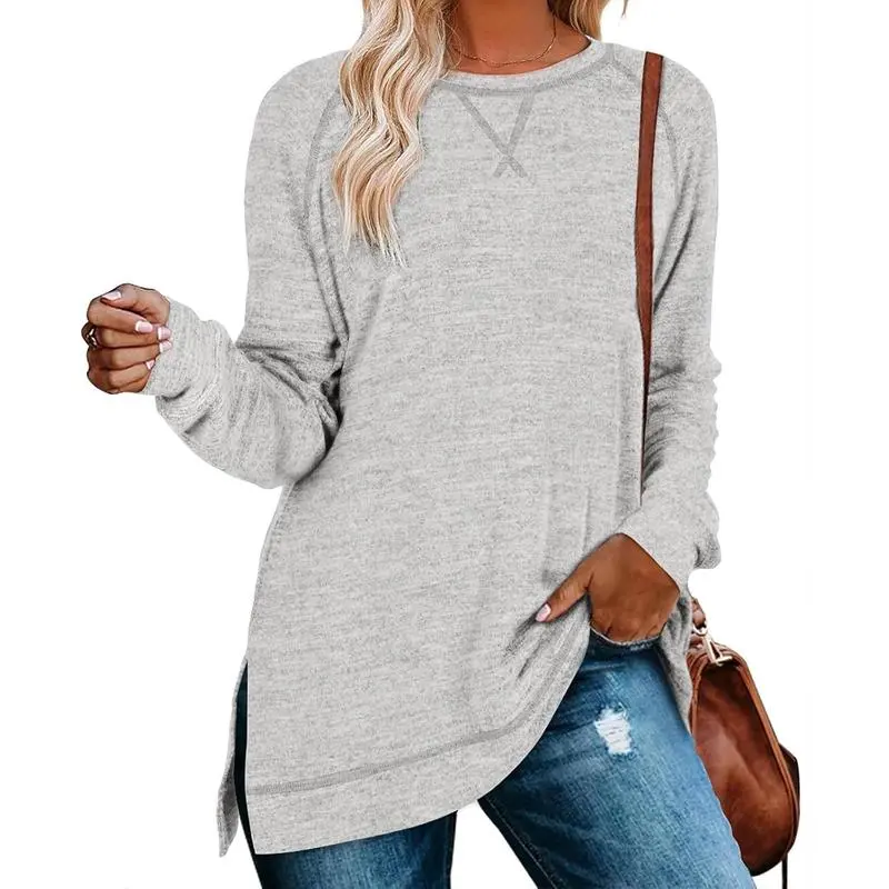 Tunic Tops for Women 2025 Long Sleeve Shirts for Leggings Loose Fit Sweaters