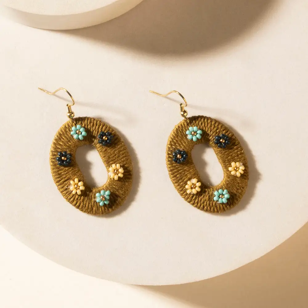 Artful Oval Earrings