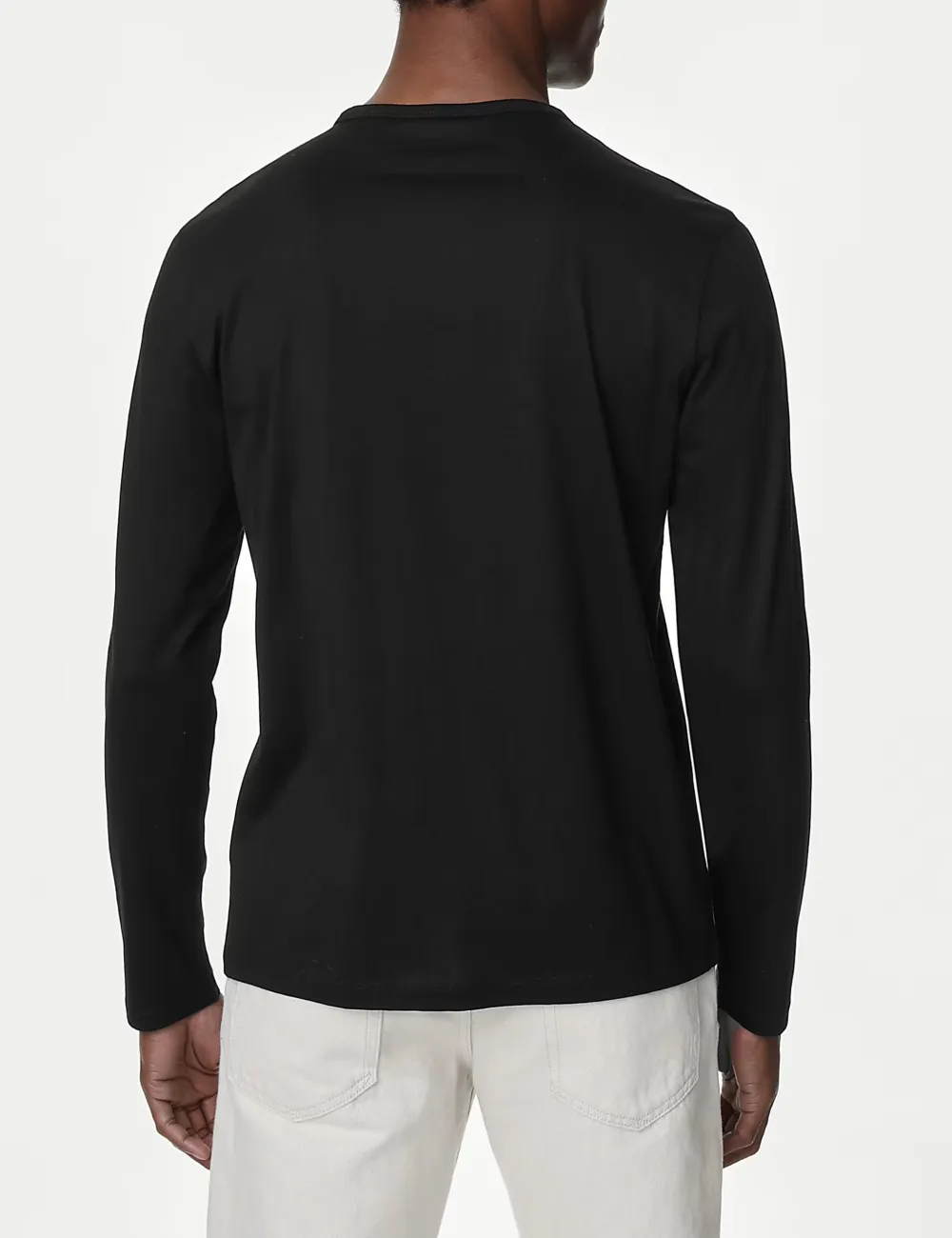 Pure Cotton Long Sleeve T-Shirt