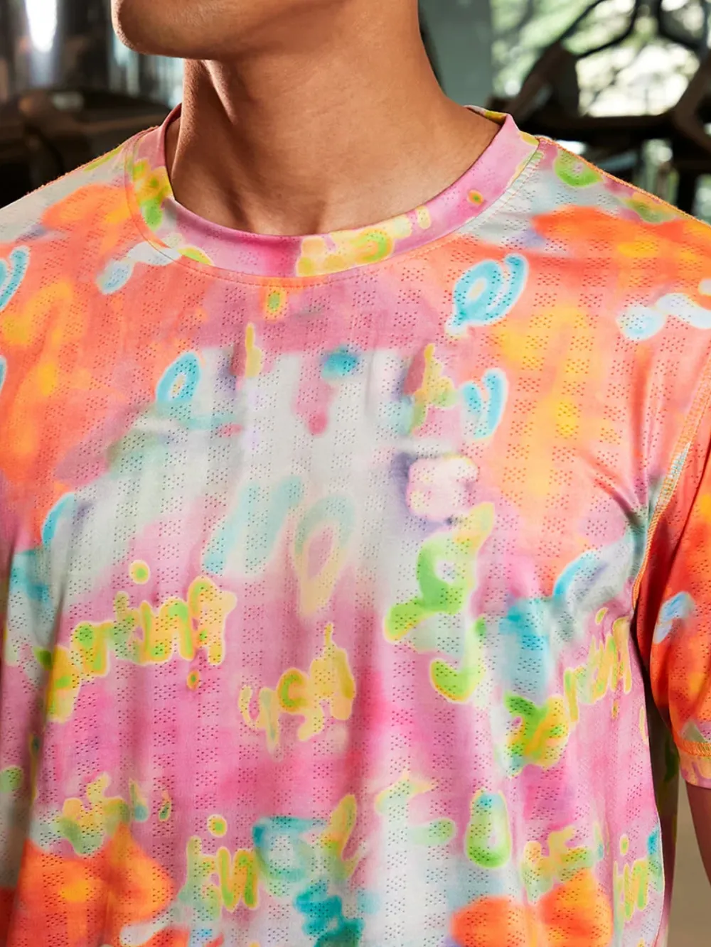 Crew Neck Sporty Activewear T-Shirt