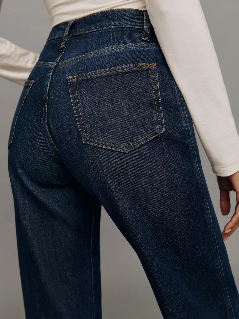 90s Inspired Mid Rise Straight Jeans
