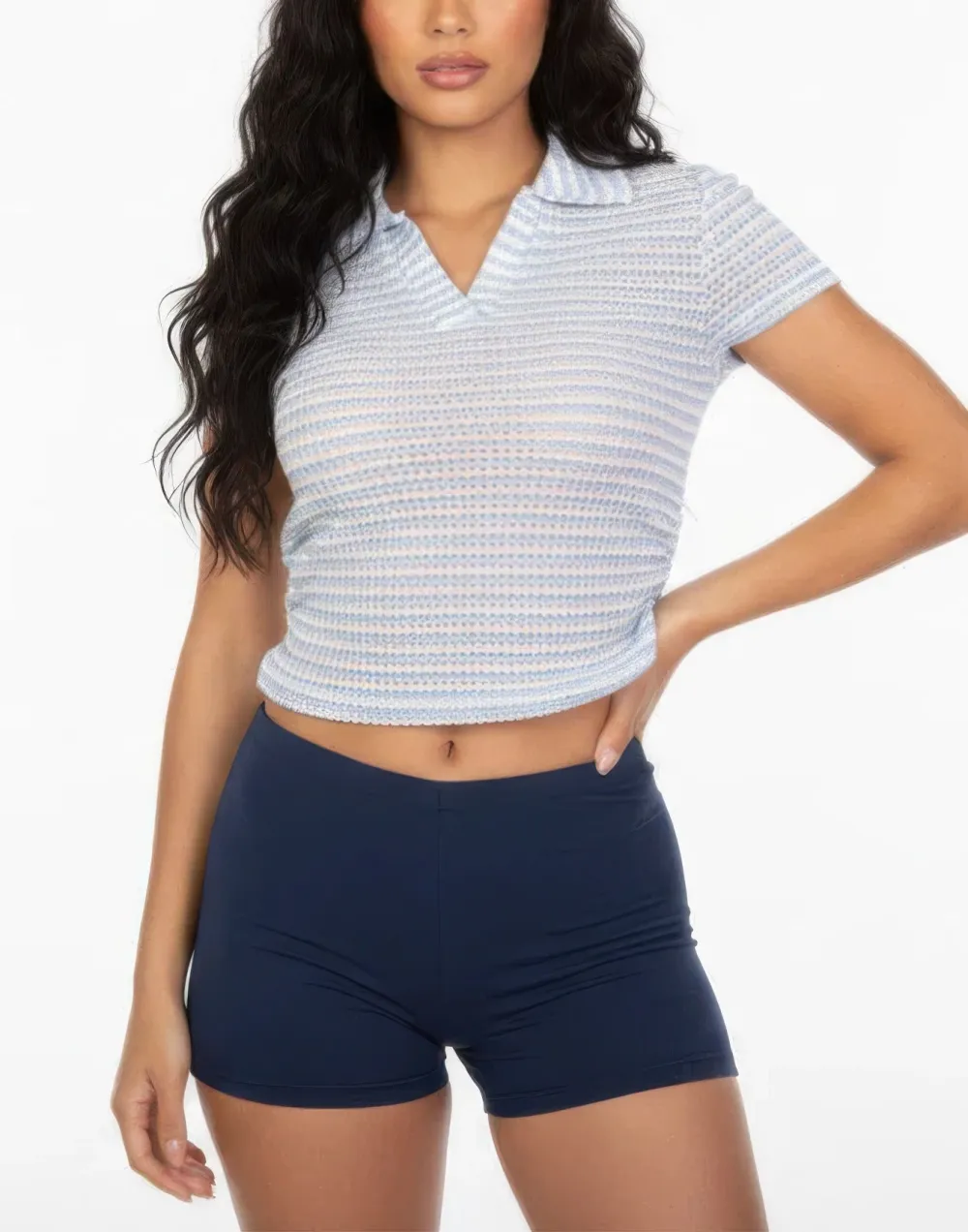 Relaxed Striped Polo Shirt