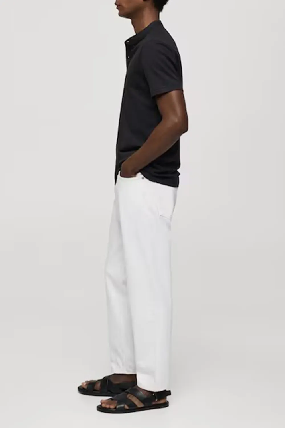 Mao Collar T-Shirt