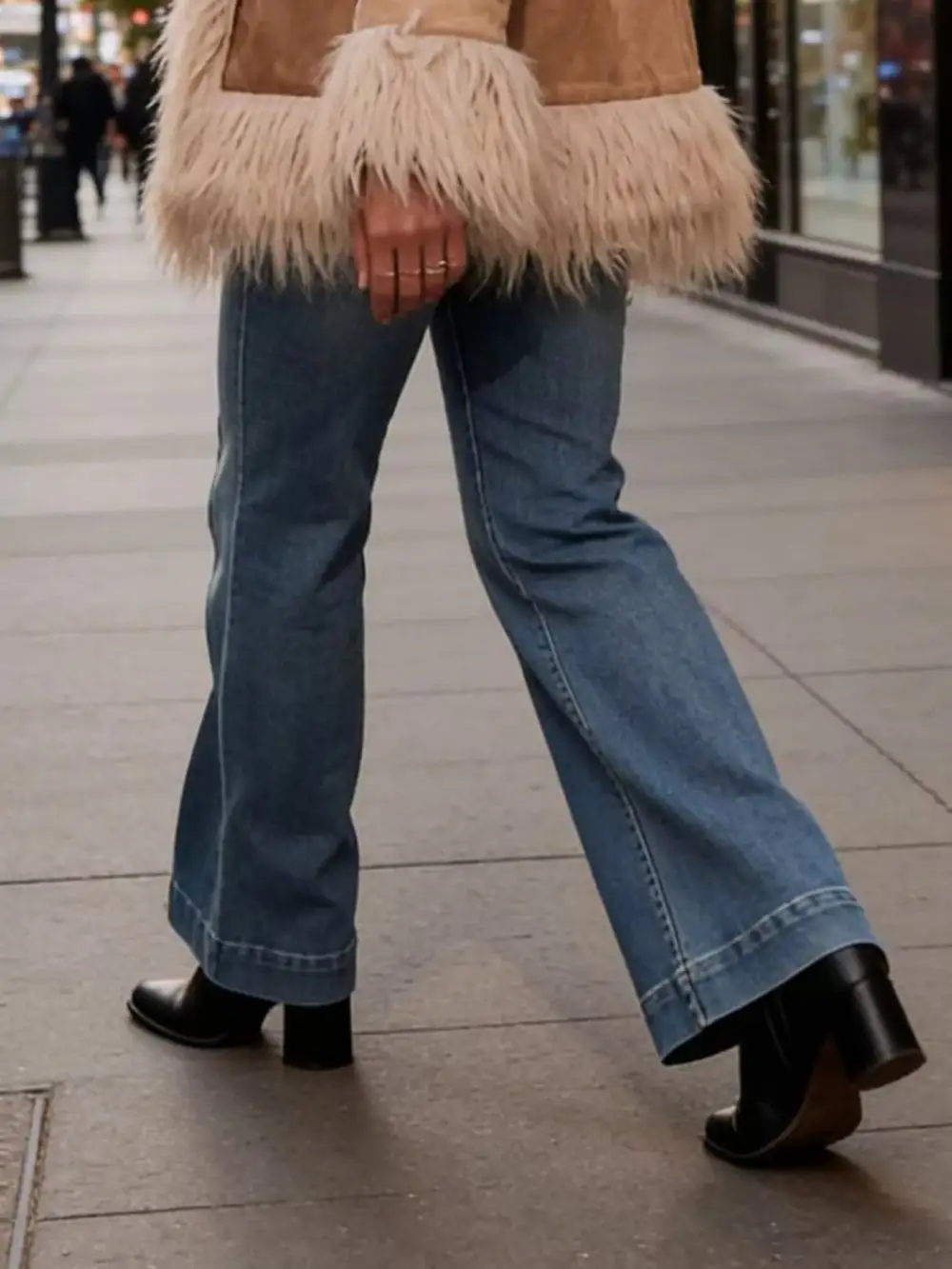 Everyday High Waist Flare Leg Denim Jeans
