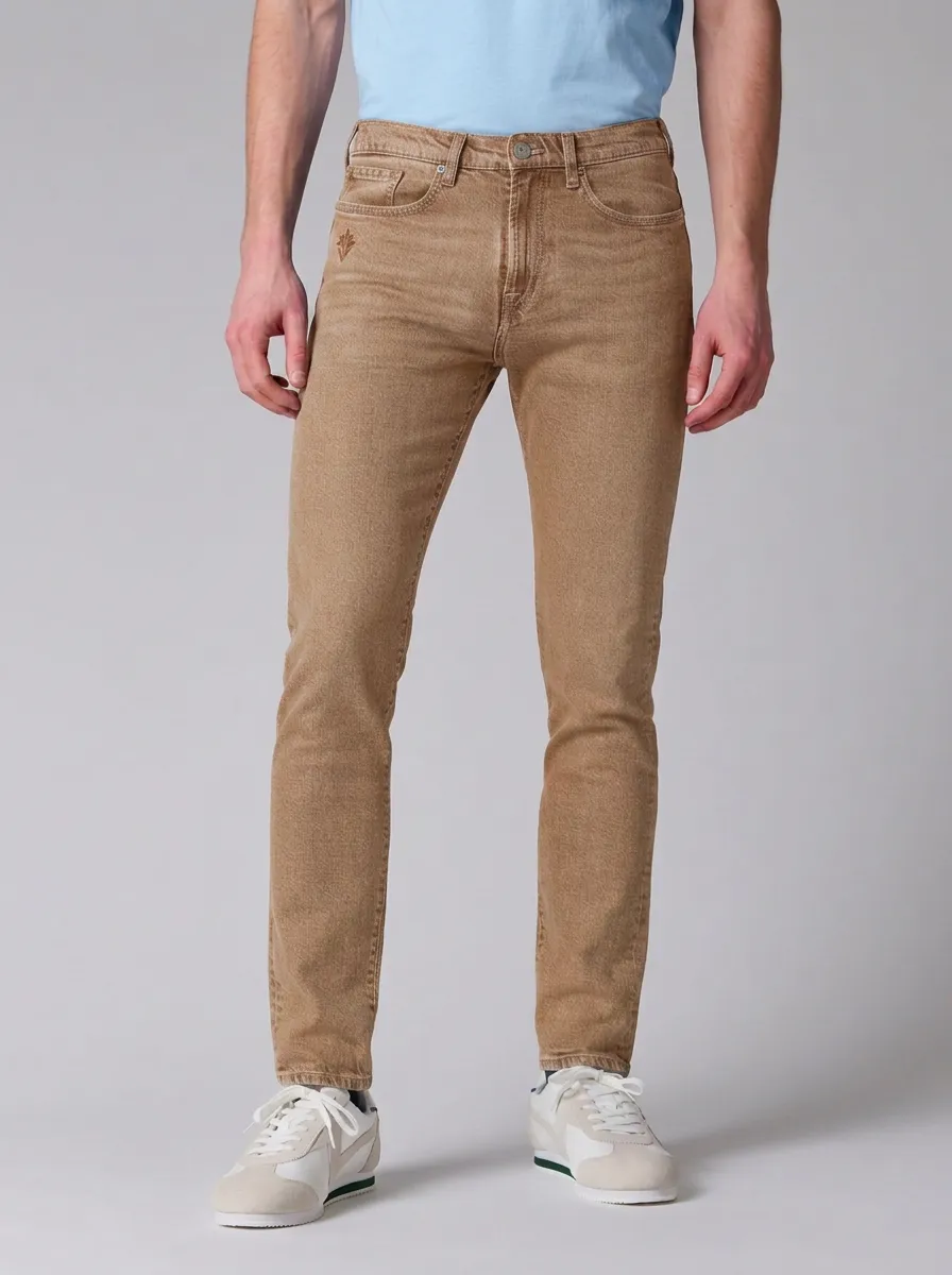Men's Streamlined Flexible Slim Fit Stretch Denim Jeans