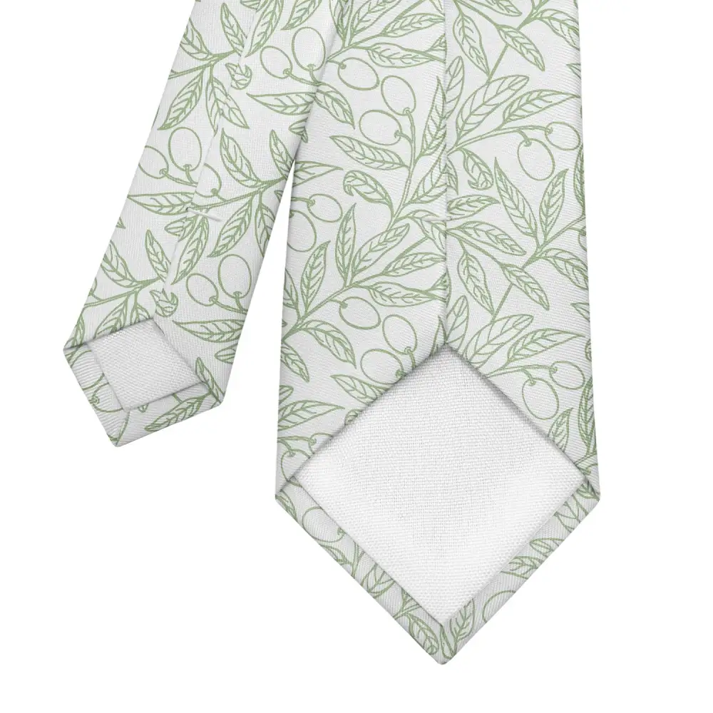 Botanical Branch Pattern Necktie