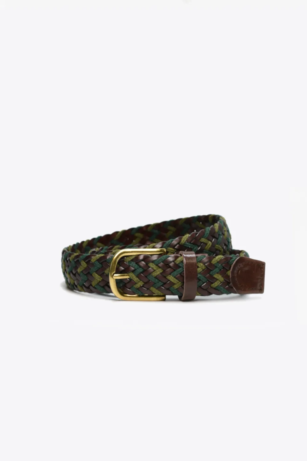 Stretch Woven Leather Belt
