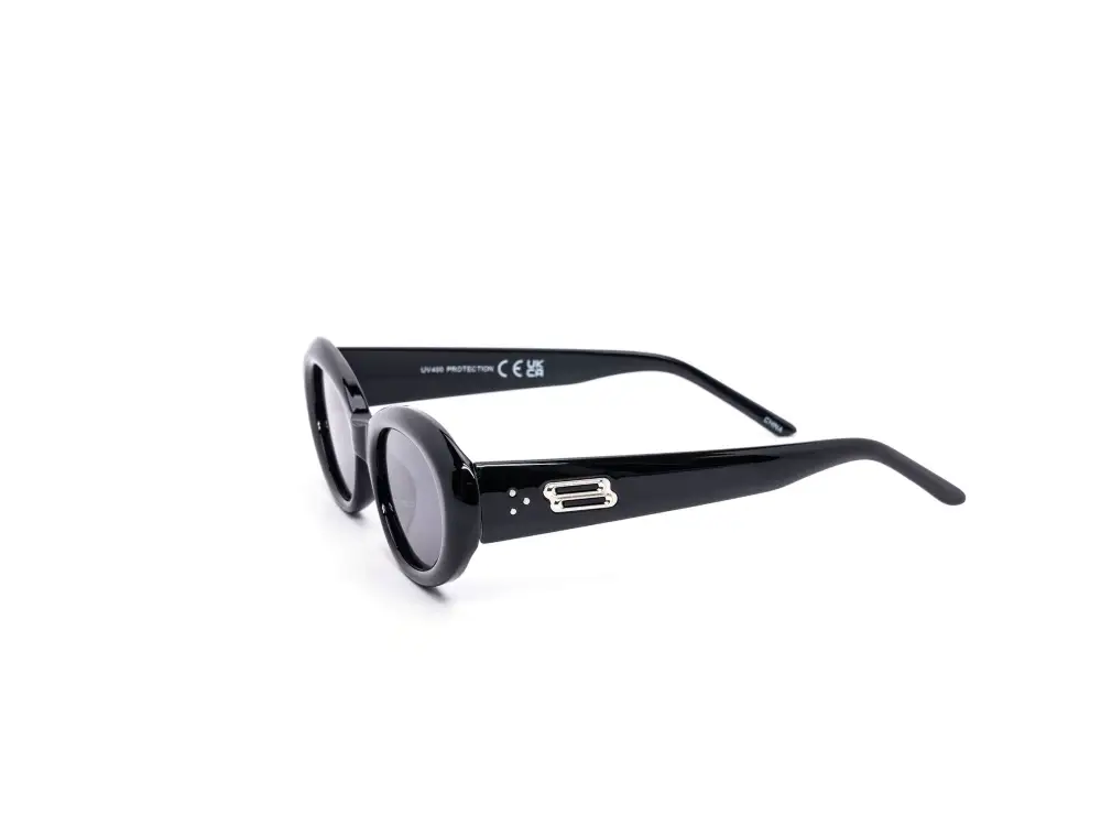 12-Pack Modern Metal Oval Sunglasses