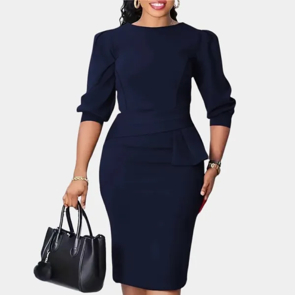Bloom -refined Ruffle Midi Dress
