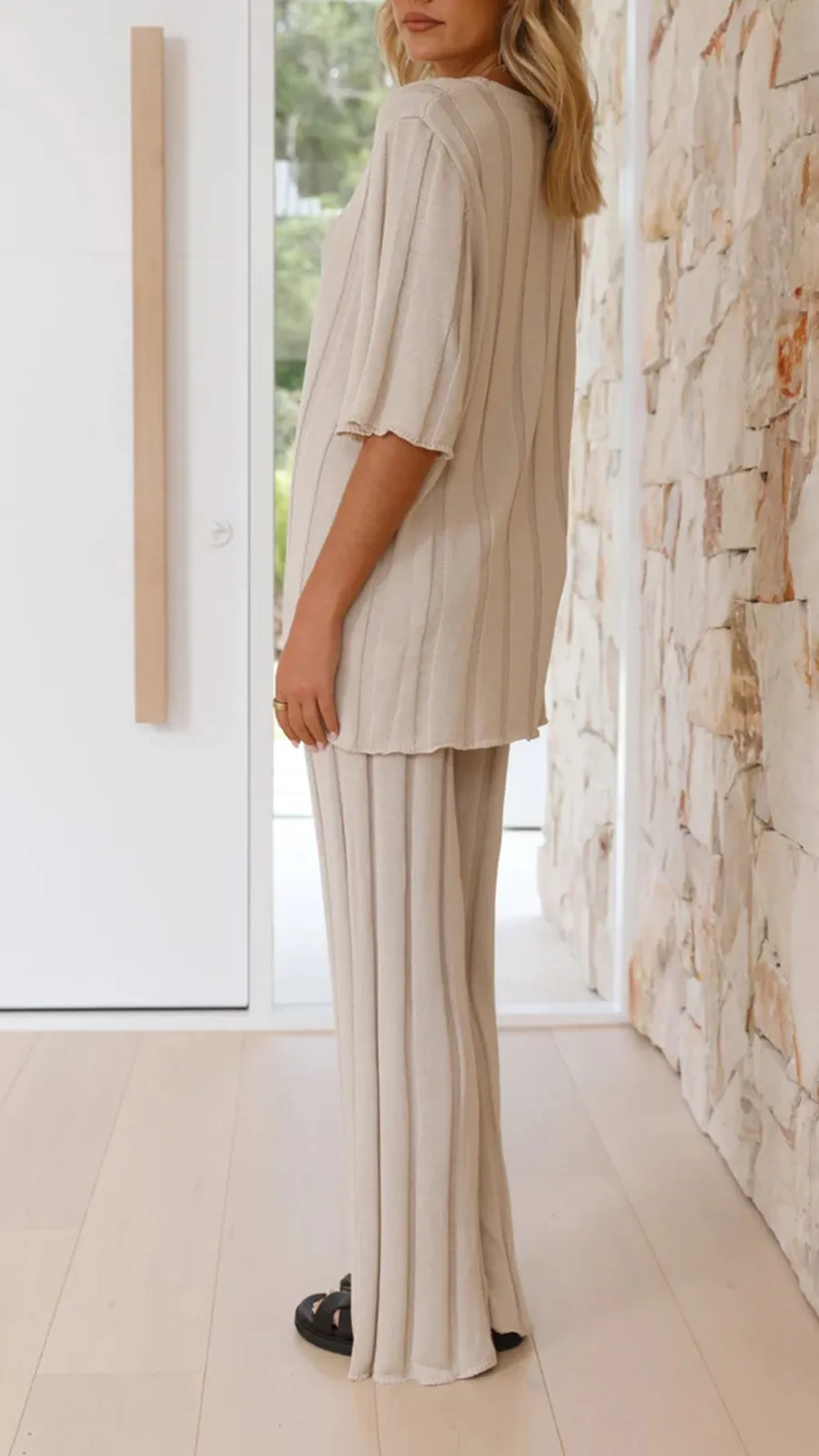 Knitted Heavy Drape Top