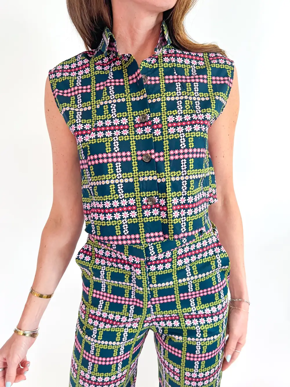 Textured Button Down Shirt
