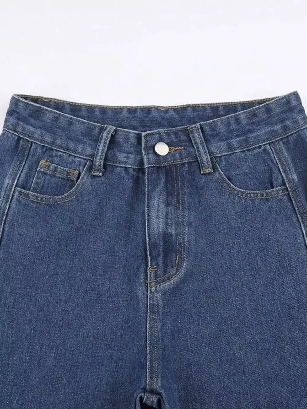 Washed Distressed Denim Jeans