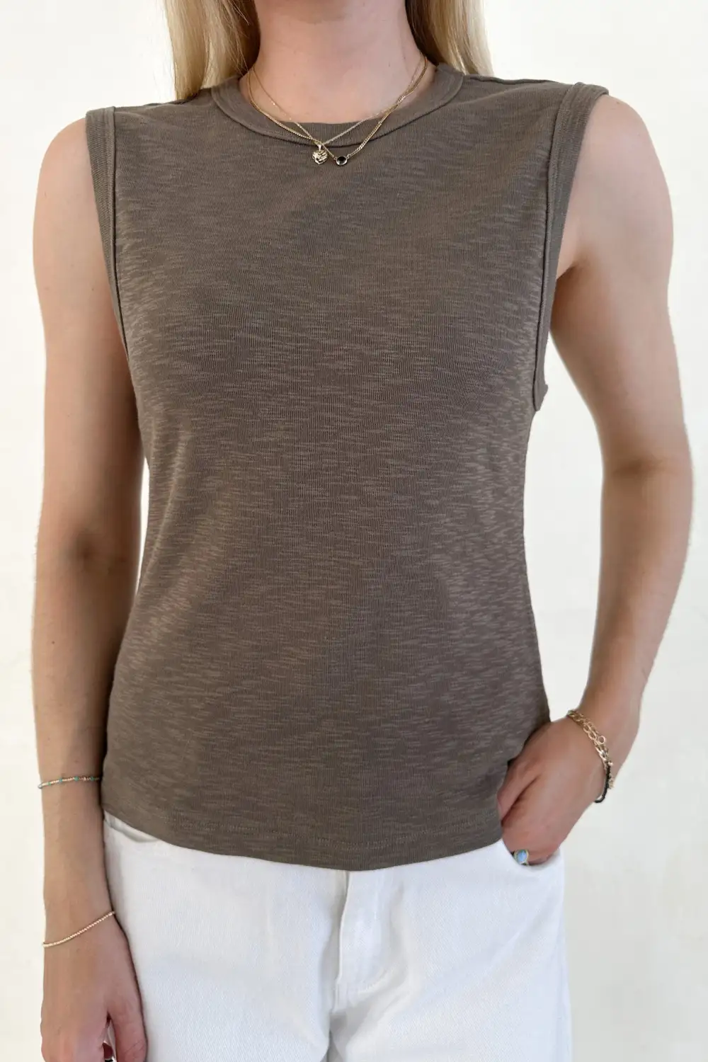 Easy Shape Soft Cotton Tank Top