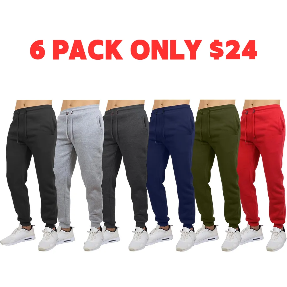 Men's Slim Fit Fleece Lined Joggers