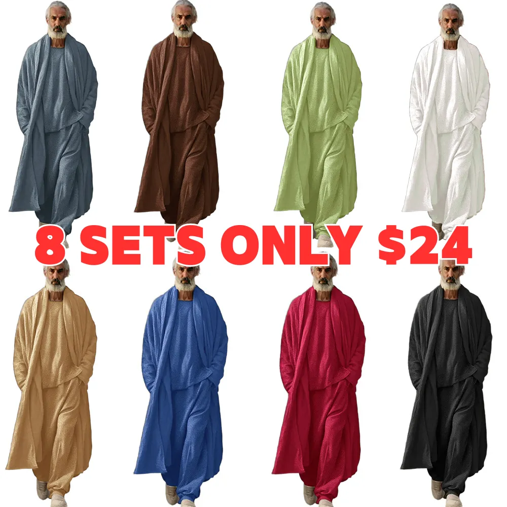 Men’s 3-Piece Stretch Lounge Set – Soft, Simple, Versatile