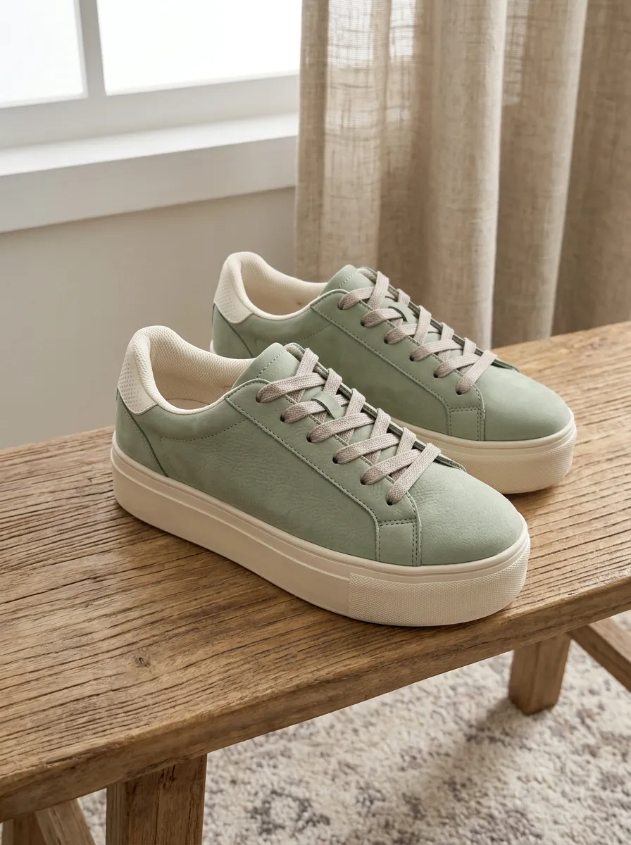 Women's Minimalist Contemporary Edit Platform Skate Shoes